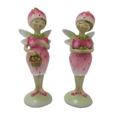 Tündér eperruhában, álló - 5x4,2x13,5 cm