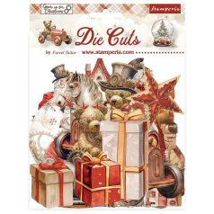   Stamperia kivágott formák - Gear Up For Christmas - DFLDC-102