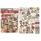 Stamperia kivágott forma - Christmas Greetings - DFLDC-44