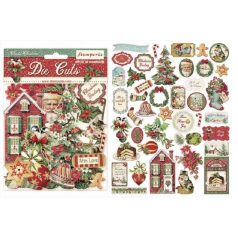 Stamperia kivágott forma - Christmas Greetings - DFLDC-44