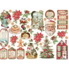 Stamperia kivágott forma - Christmas Greetings - DFLDC-44