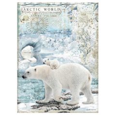   Stamperia rizspapír - Arctic World - A4 - DFSA-4478 - Raktáron