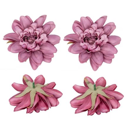 Dália virágfej - Lila - 10cm - 12db/csomag