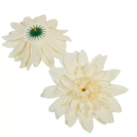 Dália fejvirág - Krém - 14 cm - 12 db/csomag