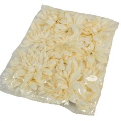 Dália fejvirág - Krém - 14 cm - 12 db/csomag