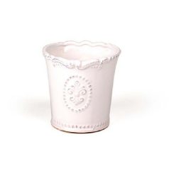 Bourbon kerámia kaspó - Fehér - 12,5x11 cm 