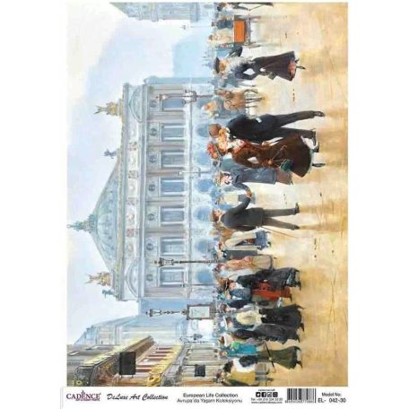 Cadence rizspapír - 30x41cm - EL-042