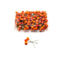 Őszi bogyó pálcás - Narancs - 7 cm -20-30-50-100 db  