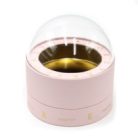 Virágdoboz búrás - Rózsaszín - 20x17,5 cm