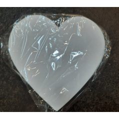   Szív alakú doboz - Fehér - 3 db-os szett - 26 cm, 29 cm, 33 cm 