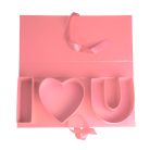 Papirdoboz - Rózsaszín - I love you - 45,5x19,5x6,5 cm