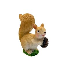 Mókus figura makkal - 6x5,5 cm