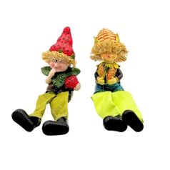 Epres-kukoricás lógólábú figura - 2 féle - 4,5x9x4 cm