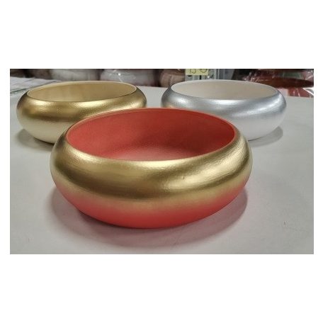 Kerámia kaspó - több szinben - 15 cm