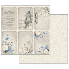   Stamperia scrapbook papír - New England 1. - 2 oldalas - 31,5 x 30,5 cm