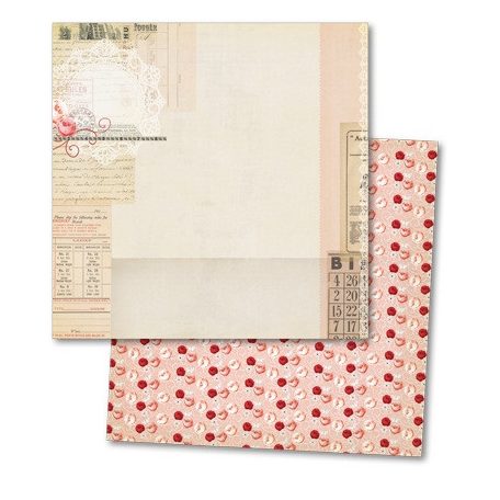 Lost & Found 3 scrapbook papír - My Mind’s Eye - 2 oldalas - 30,5 x 30,5 cm