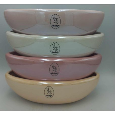 Kerámia csónak kaspó fényes - több színben - 26 cm, 36 cm