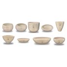 Kerámia csónak kaspó - Rózsaszín - fényes - 26 cm, 36 cm   