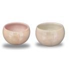 Kerámia gömb kaspó fényes - több színben - 10 cm, 20 cm