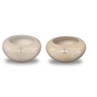 Kerámia gömb kaspó fényes - több színben - 24 cm, 28 cm