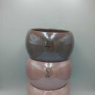 Kerámia gömb kaspó fényes - több színben - 10 cm, 20 cm