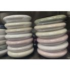 Kerámia lapos tál - több színben - 20 cm