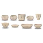 Kerámia lapos tál - több színben - 20 cm