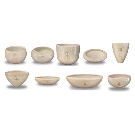 Kerámia lapos tál - több színben - 20 cm