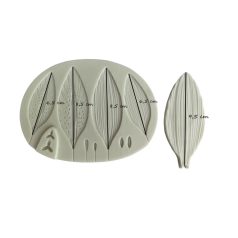 Szilikon formázó - Levelek 2. - 14×10,5 cm
