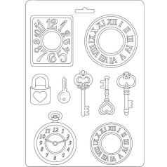 Lágy PVC nyomóforma - A5 - Hearts - K3PTA532 