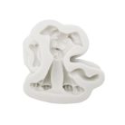 Szilikon forma - Kutya - 6x6 cm
