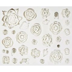 Szilikon formázó - Rózsafejek - 7,5x8,2 cm