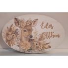 Édes Otthon fatábla - Őzike - 15x9 cm 