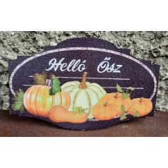 Fatábla - Helló ősz - 13x8 cm