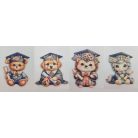 Ballagási betűző - 4 féle - 10 cm