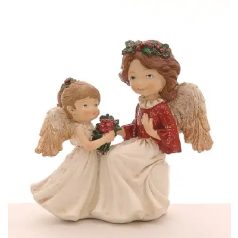 Karácsonyi angyalok - 12 cm - Raktáron