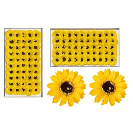  Szappan napraforgó - Sárga - 8 cm - 25 db/doboz, 50 db/doboz