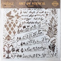 Cadence stencil - 25x25 cm - GCSM-013