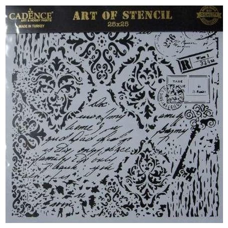 Cadence stencil - 25x25 cm - GCSM-015