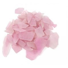 Dekor üveg kristály - Rózsaszín -  250g/csomag