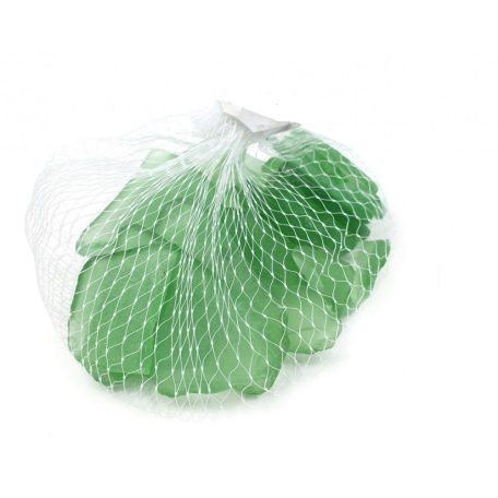Dekor üveg kristály - Zöld -  250g/csomag 