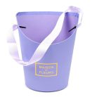 Papír virágtartó - Lila - 19x10x15 cm