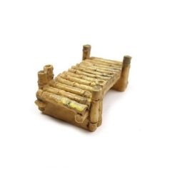 Tündérkert híd bambusz - 4,8x2,6 cm - Raktáron