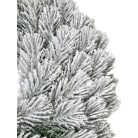 Műfenyő koszorú alap - Havas - 32 cm