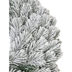 Műfenyő koszorú alap - Havas - 32 cm