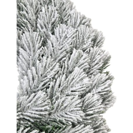 Műfenyő koszorú alap - Havas - 32 cm