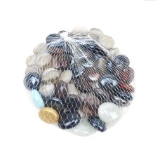 Dekor üveg kavics - MIX - 250g/csomag