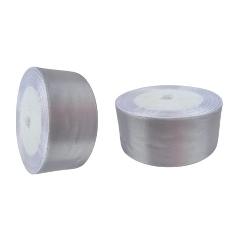 Szatén szalag - Fehér  - 4 cm - 22,8 méter
