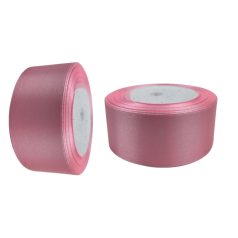 Szatén szalag - Rózsaszín - 4 cm - 22,8 méter