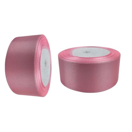 Szatén szalag - Rózsaszín - 4 cm - 22,8 méter